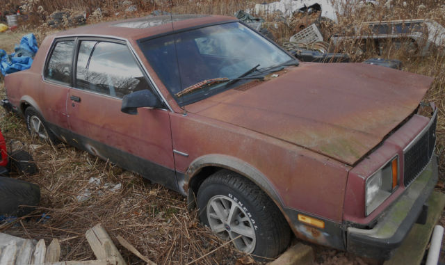 1984 BUICK SKYLARK T-TYPE V-6 ENGINE 4 SPEED STANDARD DIGITAL DASH PARTS CAR 1984 Buick Skylark