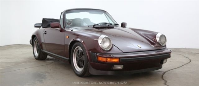 1984 Cabriolet Used 3.2L H6 12V 1984 Porsche Carrera Cabriolet