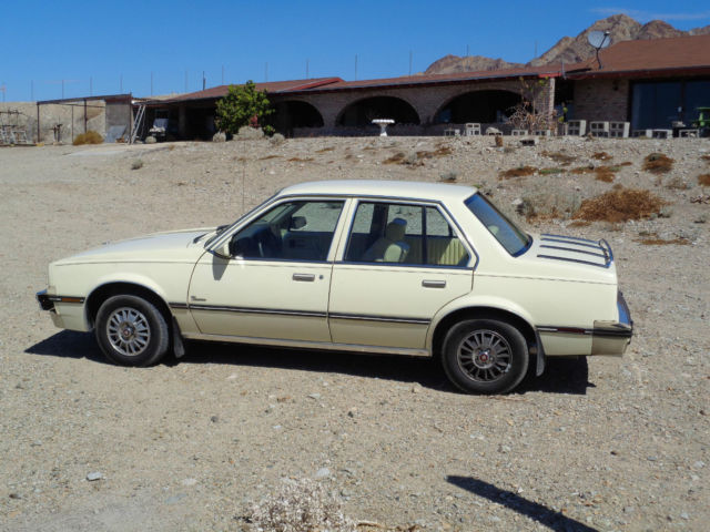 1984 Cadillac Cimarron with economical 5 speed manual trans & 4 cylinder engine 1984 Cadillac Cimarron 4 door sedan