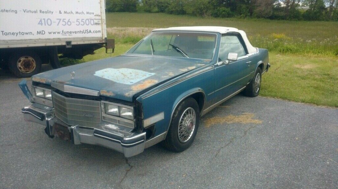 1984 Cadillac Eldorado 1985 Convertible runs may deliver 1985 Biarritz 1985 Cadillac Eldorado Biarritz