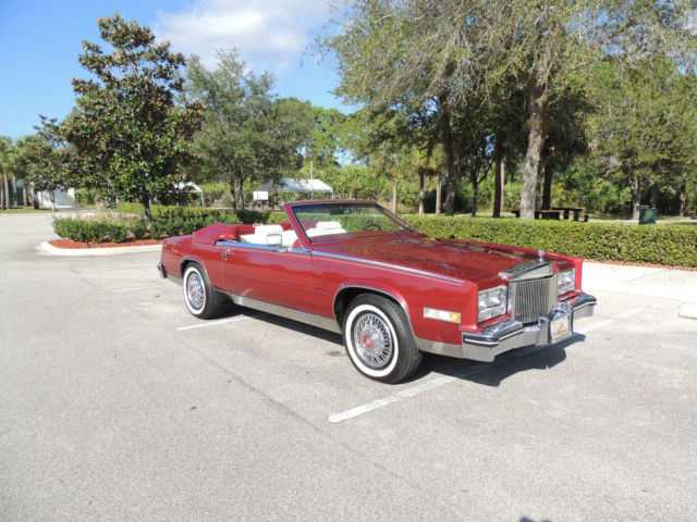 1984 Cadillac Eldorado Biarritz Convertible 2-Door 4.1L 47483 MILES 1984 Cadillac Eldorado Biarritz Convertible 2-Door