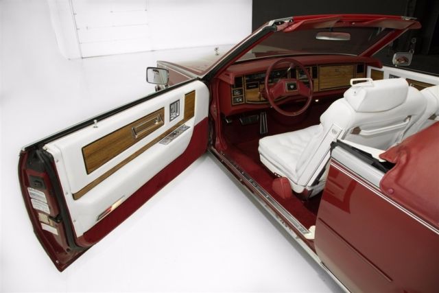 1984 Cadillac Eldorado Biarritz Convertible, Burgundy - photo 4