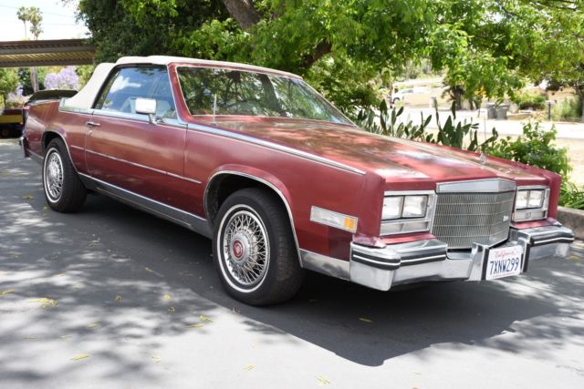 1984 cadillac Eldorado Biarritz Covertible 1984 Cadillac Eldorado Biarritz