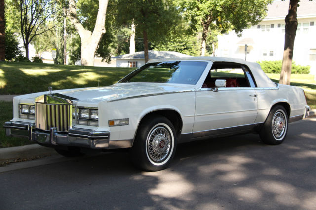1984 Cadillac Eldorado Converitble - 25,365 miles 1984 Cadillac Eldorado