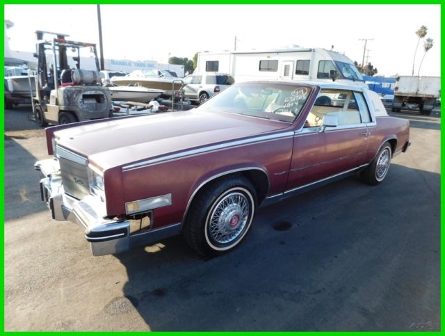 1984 Cadillac Eldorado Used 4.1L V8 16V Automatic NO RESERVE 1984 Cadillac Eldorado Base Coupe 2-Door