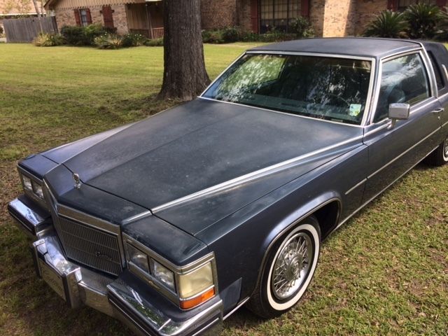1984 Cadillac Fleetwood Brougham Coupe Classic Blue 1984 Cadillac Fleetwood Brougham Coupe
