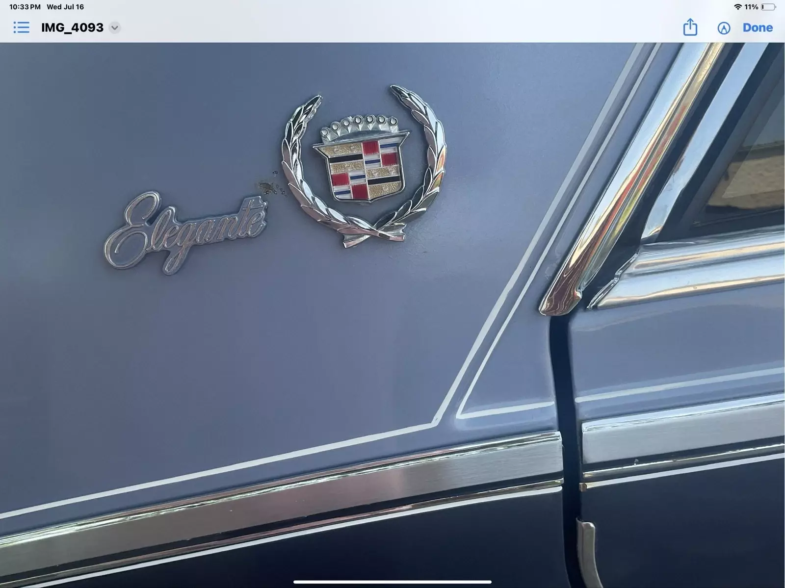 1984 Cadillac Seville Blue 1984 Cadillac Seville