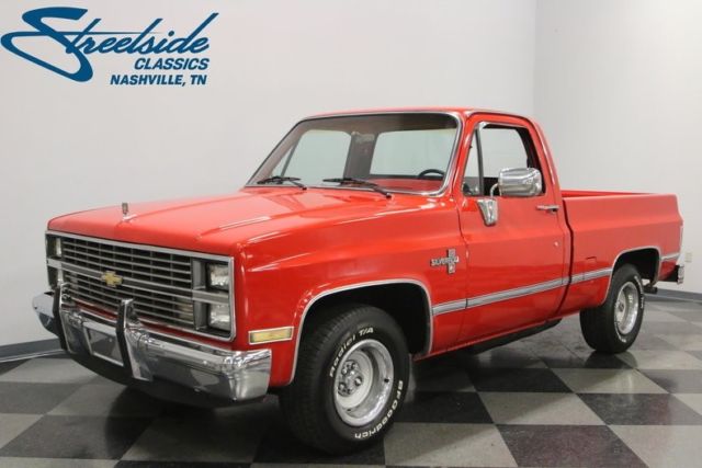1984 Chevrolet C10 Silverado 28715 Miles Red Pickup Truck 305 V8 4 Speed Automat 1984 Chevrolet C-10 Silverado