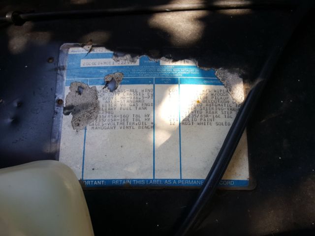 1984 Chevrolet Other Pickups Base model - photo 12