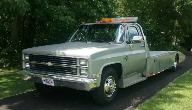 1984 CHEVROLET C30 454 RACE DRAG CAR HAULER TRANSPORTER TOW TRUCK W/ WINCH! NHRA 1984 Chevrolet C/K Pickup 3500 car hauler