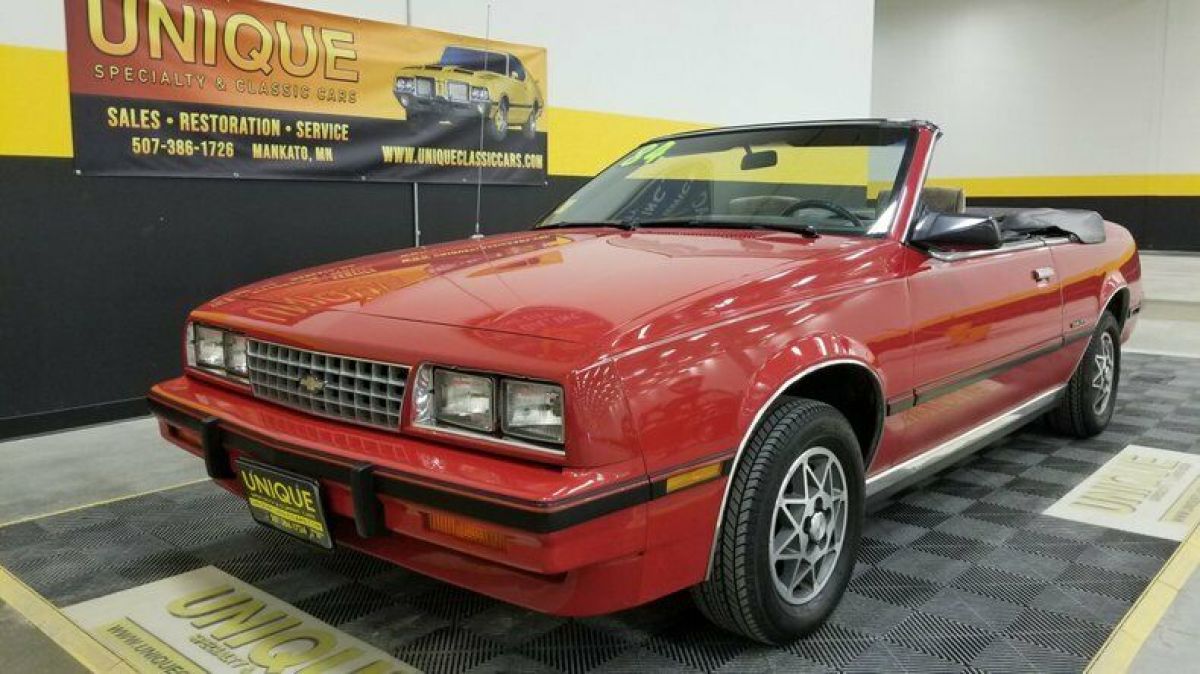 1984 Chevrolet Cavalier Convertible! 55000 Actual Miles Same Owner since 1985! 1984 Chevrolet Cavalier Convertible