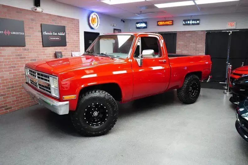 1984 Chevrolet C/K 10 Series 24,326 Miles Red Pickup Truck 8 Cylinder Engine Au 1984 Chevrolet C/K 10 Series