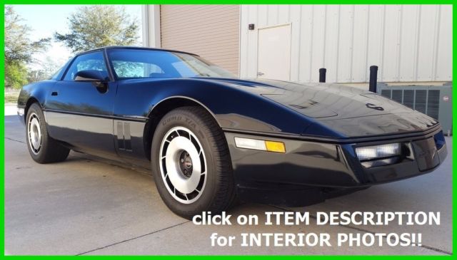1984 CHEVROLET CORVETTE L83 ONLY 47K MILES CLEAN CARFAX FL NO RESERVE!! 1984 Chevrolet Corvette L83 ONLY 47K MILES CLEAN CARFAX FL NO RESERVE!!