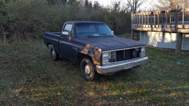 1984 Chevrolet Custom Deluxe short bed 2wd Pickup Barn find Great shape 1984 Chevrolet C-10