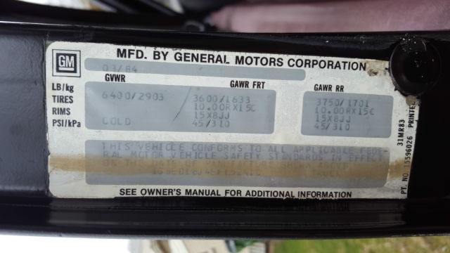 1984 Chevrolet Blazer Military M1009 CUCV - photo 9