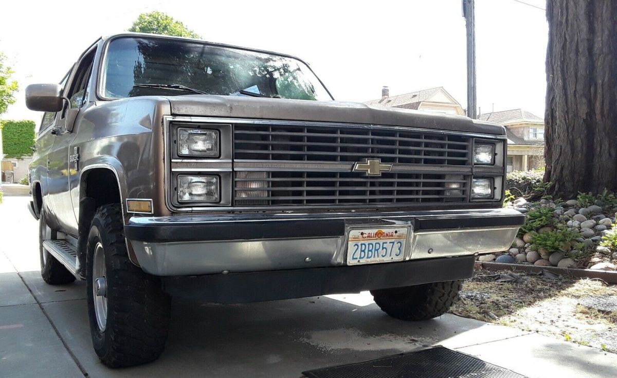 1984 Chevrolet K5 Blazer SUV Brown 4WD Automatic K10 1984 Chevrolet K5 Blazer K10