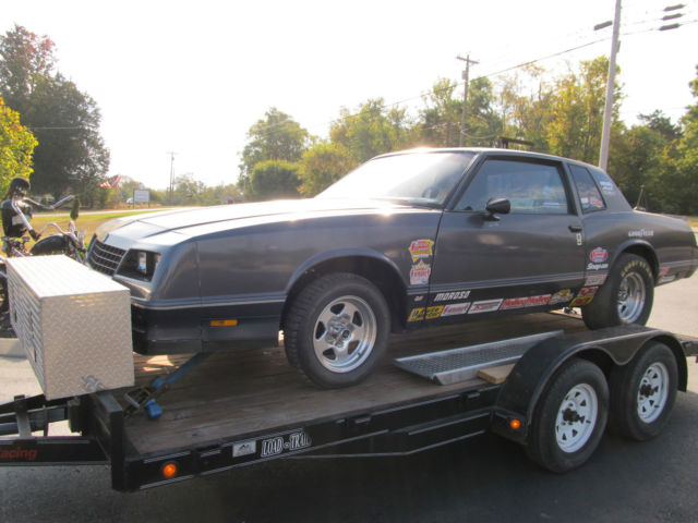 1984 CHEVROLET MONTE CARLO SS DRAG CAR & TRAILER NEW BUILD MOTOR...NO RESERVE!!! 1984 Chevrolet Monte Carlo RACE / DRAG