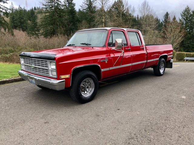 1984 Chevrolet Scottsdale C20 Crew Cab 1984 Chevrolet C/K Pickup 2500 Scottsdale C20 crew cab