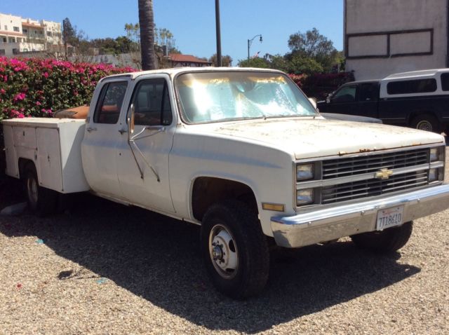 1984 Chevrolet Silverado 1 Ton 4WD crewcab dually service truck 1984 Chevrolet Other Pickups Silverado