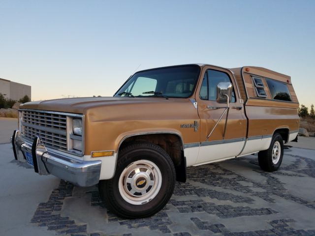1984 Chevrolet Silverado C20 Custom Deluxe Original Rust Free California Truck! 1984 Chevrolet Other Pickups Custom Deluxe