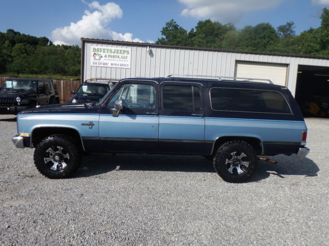 1984 CHEVROLET SUBURBAN CHEVY 4X4 3/4 TON RUST FREE K20 BARN FIND PROJECT 1984 Chevrolet Suburban