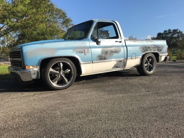 1984 CHEVY C10 SWB LOWERED PATINA 350V8 1984 Chevrolet C-10