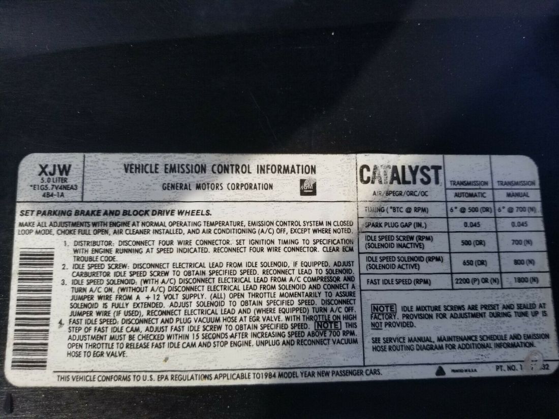 1984 Chevrolet Camaro BERLINETTA - photo 4