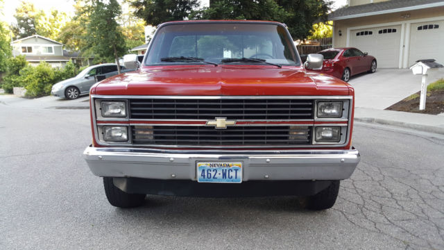1984 Chevrolet C-10 SHORT BED 4X4 V8 VERY CLEAN SOLID CALIFORNIA TRUCK - photo 7