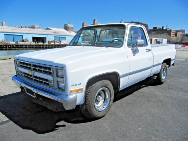1984 CHEVY SILVERADO 1500 SHORTBED FLEETSIDE 454 V8 NO RUST PICKUP NO RESERVE!!! 1984 Chevrolet C-10 1500