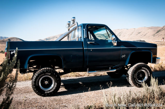 1984 Chevrolet C/K Pickup 1500 K10 4X4 SHORT BED SQUARE BODY 350 V8 SHOP TRUCK - photo 12