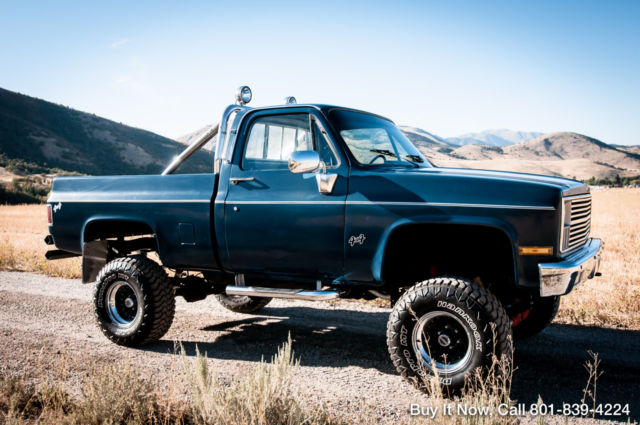 1984 Chevrolet C/K Pickup 1500 K10 4X4 SHORT BED SQUARE BODY 350 V8 SHOP TRUCK - photo 13
