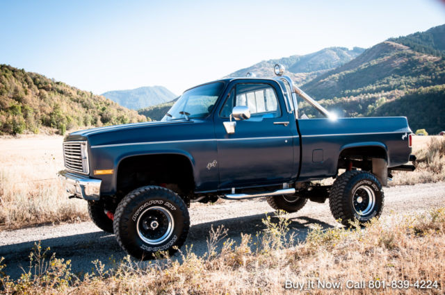 1984 Chevrolet C/K Pickup 1500 K10 4X4 SHORT BED SQUARE BODY 350 V8 SHOP TRUCK - photo 6