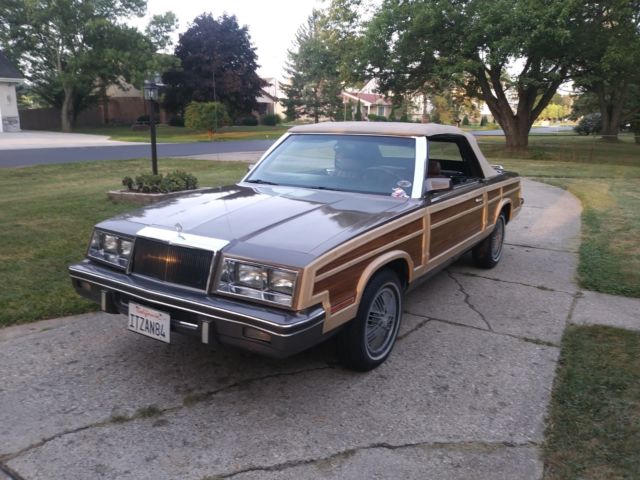 1984 chrysler lebaron convertible woody town and country mark cross leather inte 1984 Chrysler LeBaron
