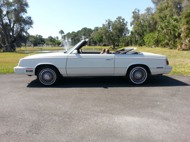 1984 Chrysler LeBaron Brown Leather