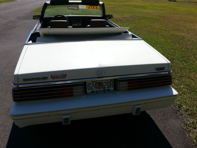 1984 Chrysler LeBaron Brown Leather - photo 4