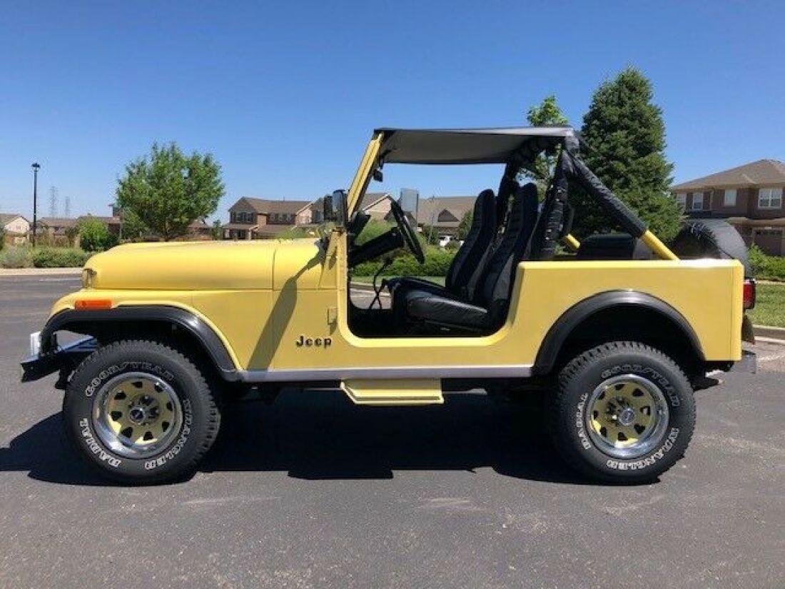 1984 CJ-7 SPECIAL VALUE PACKAGE SUNSHINE YELLOW FROM SOUTHERN CALIFORNIA 1984 Jeep CJ SPECIAL VALUE PACKAGE