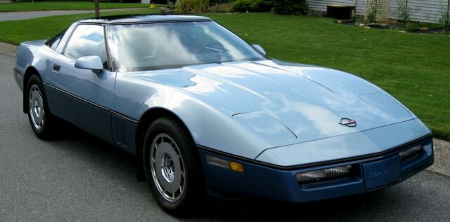 1984 Corvette Stunning 2-Tone Blue/Blue Leather,350, Auto,Full Power,Cold AC,Exc 1984 Chevrolet Corvette Coupe
