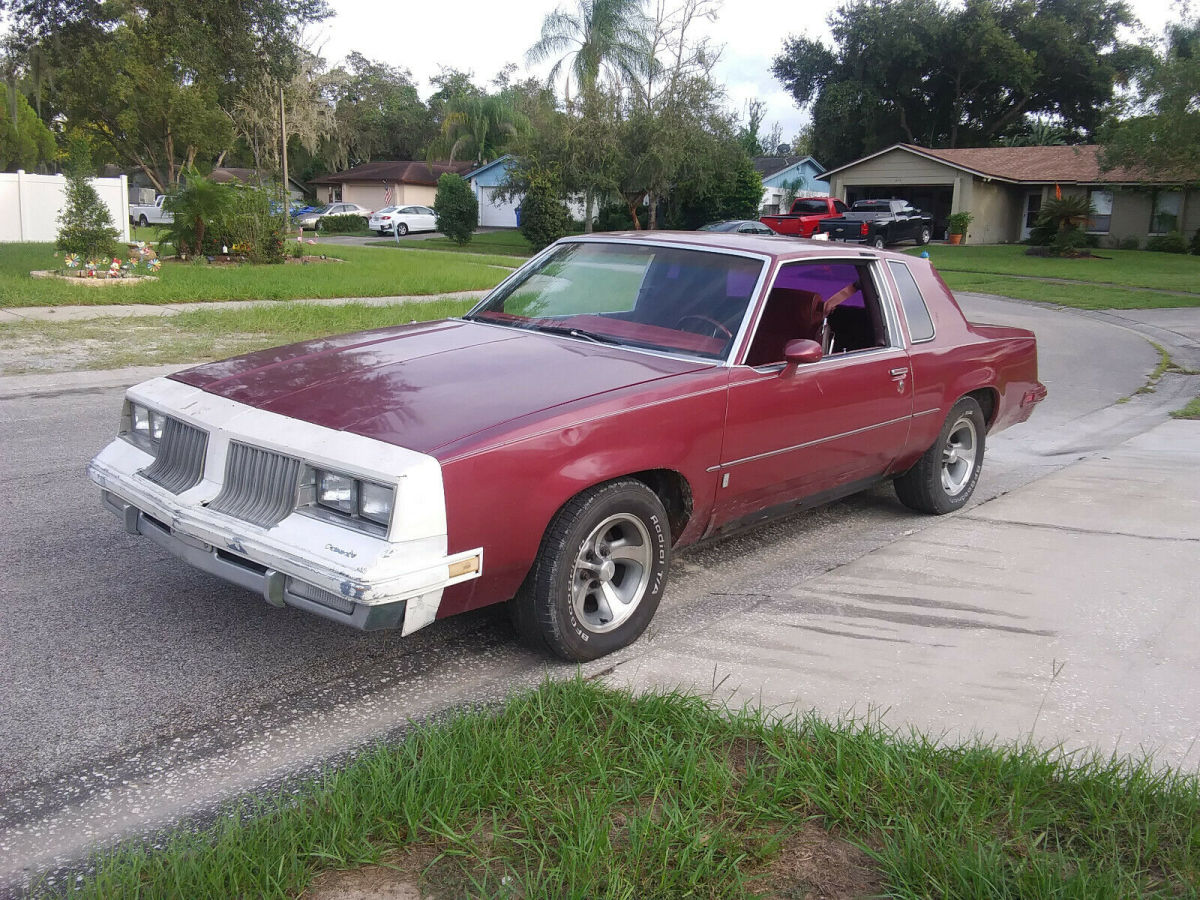 1984 cutlass supreme: rebuilt 305 chevy vortec engine, auto trans, and 8.5" rear 1984 Oldsmobile Cutlass