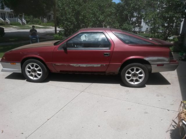 1984 Dodge Daytona turbo Z V8 conversion RWD 1984 Dodge Daytona Turbo Hatchback 2-Door