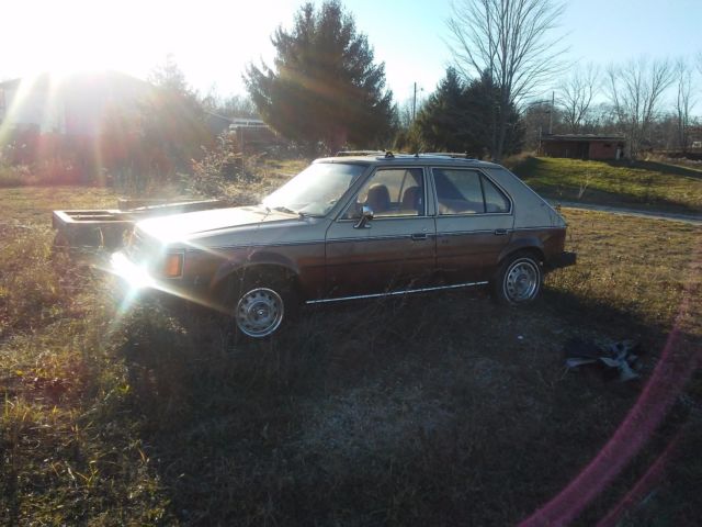 1984 Dodge Omni Florida Car 82,000 Miles. Not running. Like Plymouth Horizon. 1984 Dodge Omni