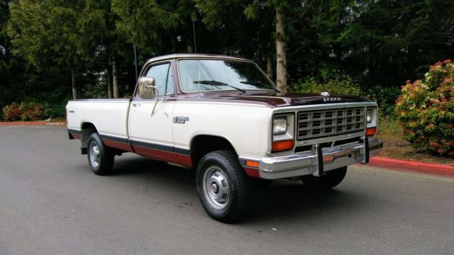 1984 DODGE RAM W-350 4X4 1 TON PROSPECTOR ROYAL SE LOW MILES POWER WAGON W-250 1984 Dodge Ram 3500 PROSPECTOR ROYAL SE