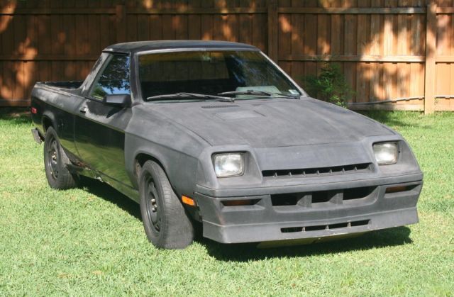 1984 Dodge Rampage pickup truck DC Shelby 2.2 turbo 5 speed 84 rare Mopar 1984 Dodge Other Pickups