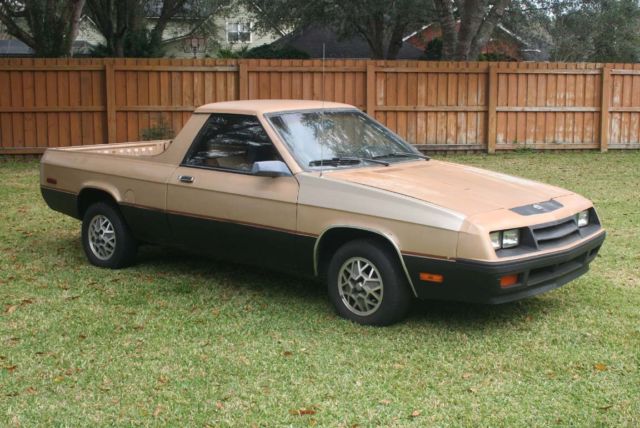 1984 Dodge Rampage pickup truck rare Chrysler FWD 2.2 Mopar 5 speed Shelby 84 1984 Dodge Other Pickups