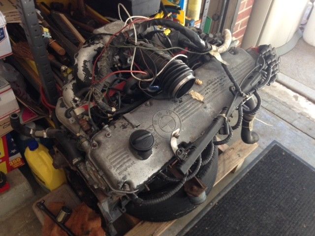 1984 Euro e24 (635csi) M30b34 big six engine 1980 BMW 3-Series