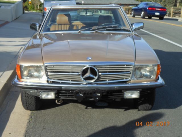 1984 European 500SL with soft and hard top 1984 Mercedes-Benz 500-Series