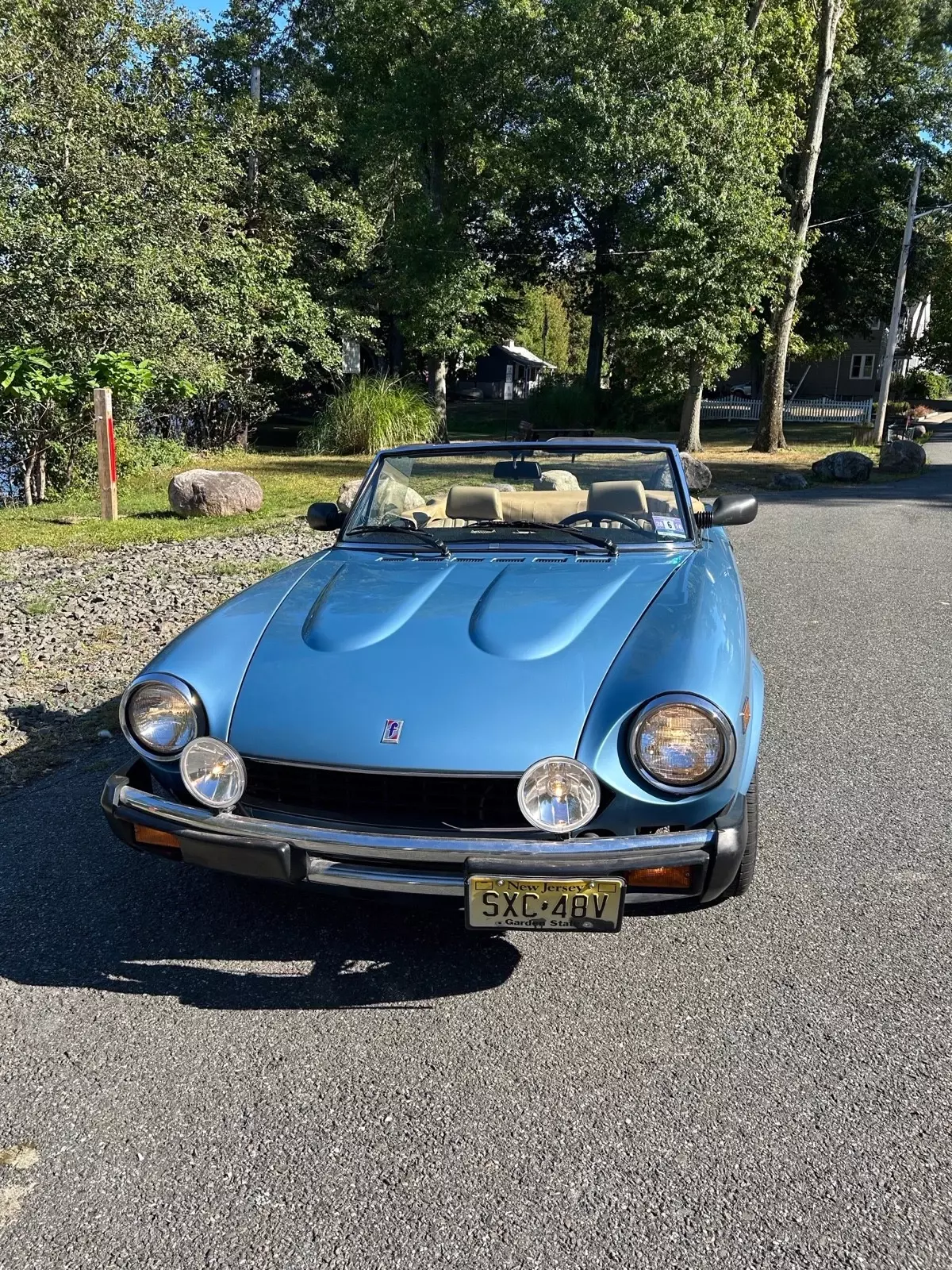 1984 Fiat 124 Spider Convertible Blue Convertible 1984 Fiat 124 Spider Convertible
