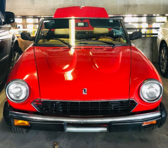 1984 Fiat 124/2000 Spiders with Automatic Transmission 1984 Fiat 124 Spider Normal