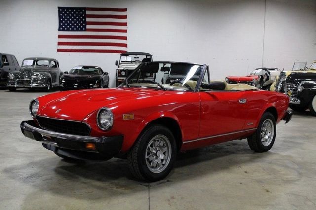 1984 Fiat Pininfarina Spider 97792 Miles Red Convertible 2.0L 4 Cylinder 3 Speed 1984 Fiat Pininfarina Spider
