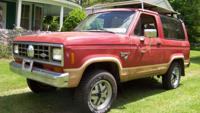1984 Ford Bronco II Eddie Bauer Sun roof 4x4 V6 Auto hubs & trans., Restored 1984 Ford Bronco Eddie Bauer