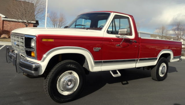 1984 Ford F250 XLT, Diesel 4x4. Fully loaded. Single cab long bed 1984 Ford F-250 XLT Diesel